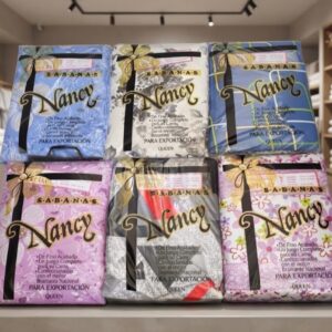 JUEGO DE SABANAS NANCY  2 PLAZAS L-431