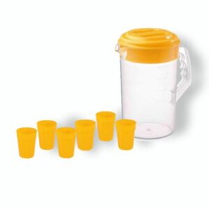 JARRA DE 3.70L + 6 VASOS L-1253