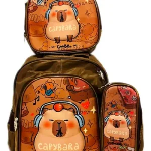 MOCHILA CAPIBARA ALTO RELIEVE 3 EN 1 CON LUCES L-1621