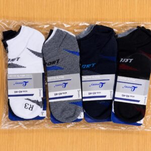 PACK DE 12 MEDIAS TALONERAS PARA CABALLERO L-1011