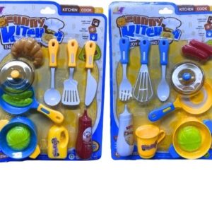 BLISTER SET DE COCINA OLLAS + CUCHARONES JU-084