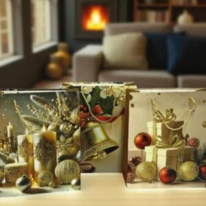 BOLSA DE REGALO NAVIDAD 36X32CM L-2165