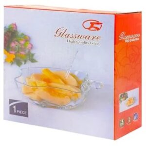 BOWL DE VIDRIO FORMA MANZANA L-2175