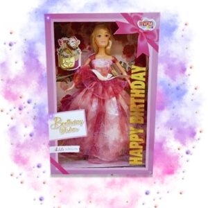 MUÑECA FLACA CON VESTIDO PRINCESA JU-246