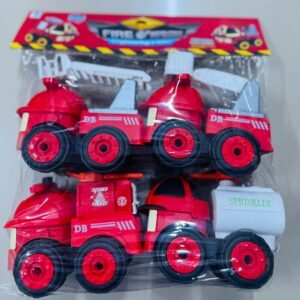 SET DE 4 CARROS CONSTRUCTORES Y BOMBEROS JU-238