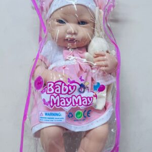 BEBE GRANDE EN BOLSA CON PELUCHE JU-296