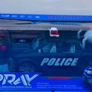 CARRO POLICIA SPRAY A CONTROL REMOTO JU-291