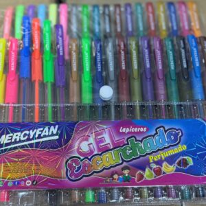 SET DE 36 LAPICEROS ESCARCHADOS L-2369