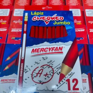SET DE 12 LAPICES CHEQUEO JUMBO L-2372