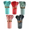 SET DE 11 UTENSILIOS DE COCINA DE SILICONA L-798