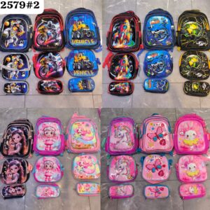 COMBO MOCHILA + LONCHERA Y CARTUCHERA OFICIO L-2345