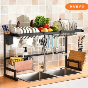ESCURRIDOR DE PLATOS 2 NIVELES SIN TAPA 85 CM L-1828
