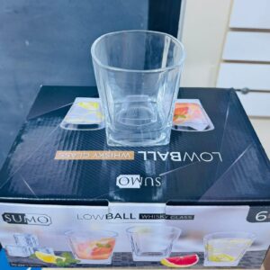 SET DE 6 VASOS WHISKY CLASICO L-2477