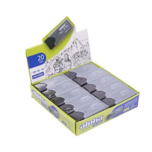 SET DE 20 BORRADORES NEGRO ALPHA L-2484