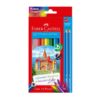 SET DE 12 COLORES FABER CASTELL + 2 LAPICES L-2499