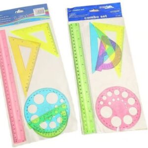 SET DE 5 REGLAS ACRILICAS L-2513