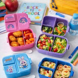 TAPER KAWAII 3 DIVISIONES + CUCHARA L-2527