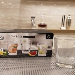 SET DE 6 VASOS WHISKY CLASICO L-2477