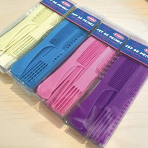 SET DE 8 PEINES COLOR ENTERO L-2553