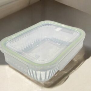 TAPER DE VIDRIO CUADRADO HERMÉTICO 1530ML L-2224