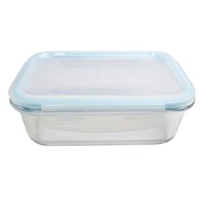 TAPER DE VIDRIO CUADRADO HERMÉTICO 1040ML L-1913