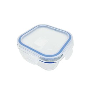 TAPER DE VIDRIO CUADRADO HERMÉTICO 520ML L-1596