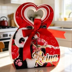 CHOCOLATE CARTERA CON LLAVERO L-2587