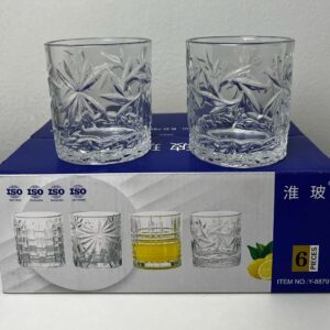 SET DE 6 VASOS SHOT CRISTAL L-2265
