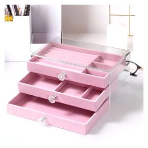 JOYERO DE TERCIOPELO 3 NIVELES L-2597