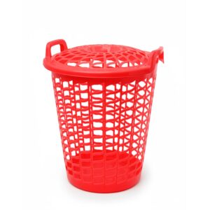 CESTA CON TAPA Y ASA NEPAL L-2294