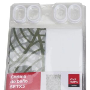 CORTINA DE BAÑO DOBLE L-2635