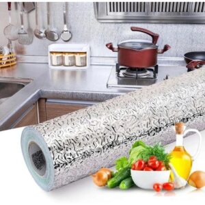 PAPEL ALUMINIO ADHESIVO PARA COCINA 60X5M L-2639