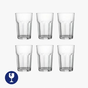 SET DE 6 VASOS JUGO JUMBO 400ML L-2669