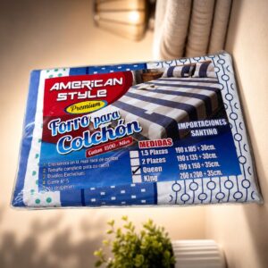 FORRO DE COLCHON QUEEN ALGODON PREMIUM L-2726