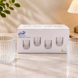 SET DE 6 VASOS WHISKY CRISTAL L-2673
