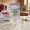 SET DE 6 BOWLS DULCERA DE VIDRIO ROMA L-902