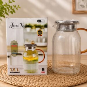 JARRA RAYAS DE BOROSILICATO DE 1500ML L-2670