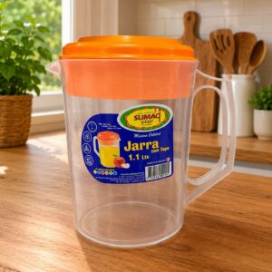 JARRA MEDIDORA CON TAPA 1.1LITROS L-2737