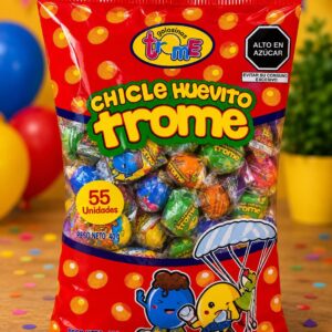 BOLSA DE 55 CHICLES HUEVO  L-2766