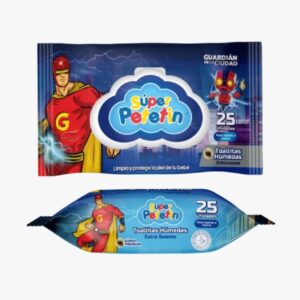 TOALLAS HUMEDAS 25 HOJAS SUPER PETETIN L-2772