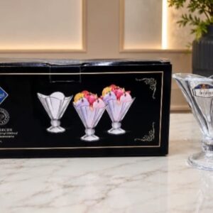 SET DE 6 COPAS HELADO FLOR L-2815