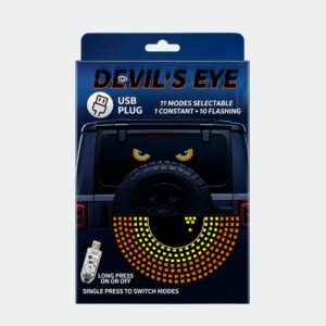 LUZ LED DECORATIVA DEVIL EYE USB PARA AUTO L-2834