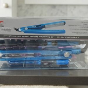 COMBO PLANCHA CERAMICA PROFESIONAL + RIZADORA + PEINE L-1156