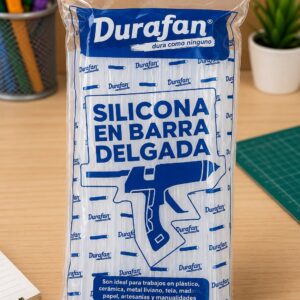PAQUETE DE 80 SILICONAS EN BARRA DELGADA L-2496