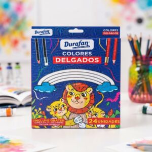 SET DE 24 COLORES LARGOS DURAFAN L-2925