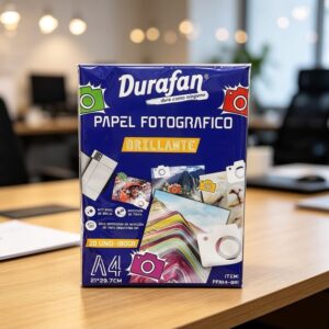 SET DE 20 PAPEL FOTOGRAFICO BRILLANTE SIN ADHESIVO A4 L-2928