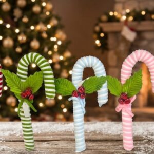 ADORNO BASTONCITO NAVIDEÑO 27CM L-2944
