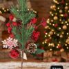 ADORNO ESPIGA CASCABEL NAVIDEÑO 32CM L-2948