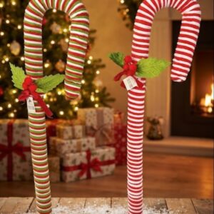ADORNO BASTON NAVIDEÑO 67CM L-2949