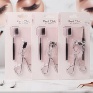 SET DE RIZADOR + PINZA + PEINE CEJAS L-2957